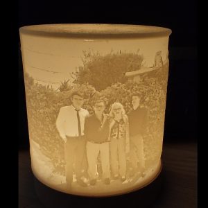 litofania resina lampara